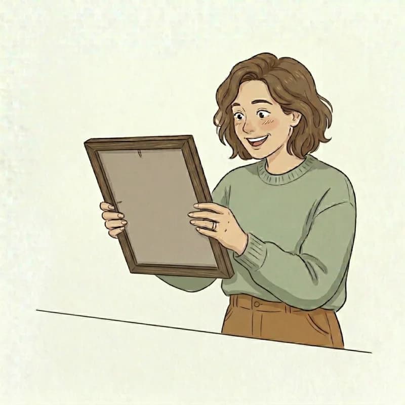 Framed star map poster packaged and ready to ship